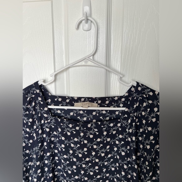 Squareneck floral blouse - Picture 6 of 9